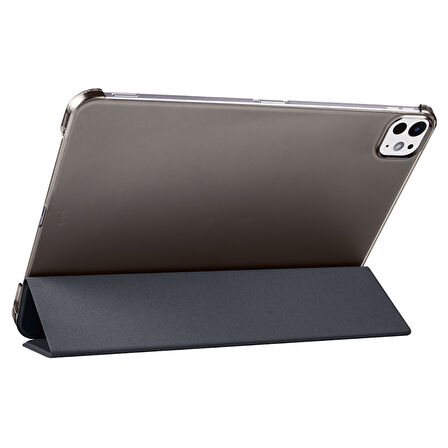 Apple iPad Pro 13inç M4 2024 Kılıf Flip Cover Kalem Bölmeli PC Case A2925 A2926 A3007
