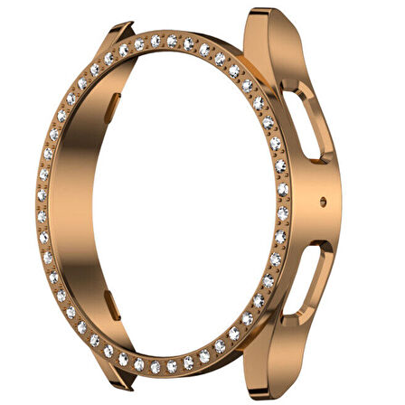 Samsung Galaxy Watch 4 5 6 7 FE 40 mm TEK SIRA Taşlı Kasa Koruyucu (Ekran Koruyucusuz) TEKSIRA