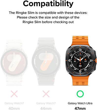 Samsung Galaxy Watch 7 Ultra 47mm Kolay Uygulama Aparatlı Cam Ekran Koruyucu