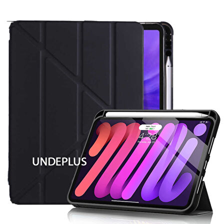 Apple iPad Pro 13 inç M4 2024 Kılıf Kalem Şarj Bölmeli Case A2925 A2926 A3007