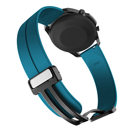 ​​Amazfit GTS Bip Lite S GTR 42mm Kordon Magnetli Ayarlanır Silikon Kordon 20mm
