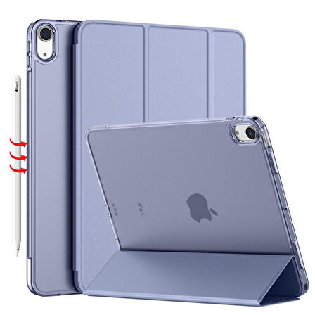 Apple iPad 11.Nesil A16 11inç/10.Nesil 10.9inç Kılıf Flip Cover Kalem Bölmeli PC Case