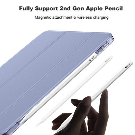 Apple iPad 11.Nesil A16 11inç/10.Nesil 10.9inç Kılıf Flip Cover Kalem Bölmeli PC Case