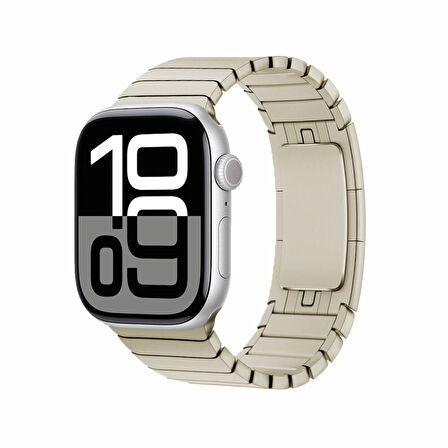Apple Watch 42/44/45/46/49mm Kordon Baklalı Metal Kordon 2/3/4/5/6/se/7/8/9/10/ultra