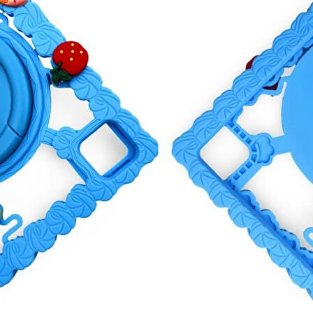 7-8inç Hometech Vorcom Casper Alcatel Amazon Tüm Tabletlere Uyumlu Mevye Desenli Çocuk Kılıfı