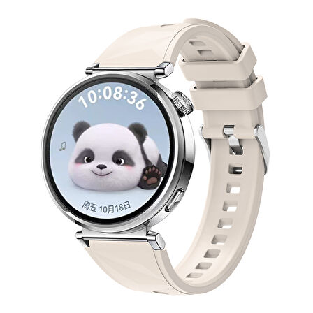 Huawei Watch GT 5 Pro 42mm/ GT 5 41mm/GT 4 41mm Kordon Prizma Fluoroelastomer Strap Kauçuk Kayış 129