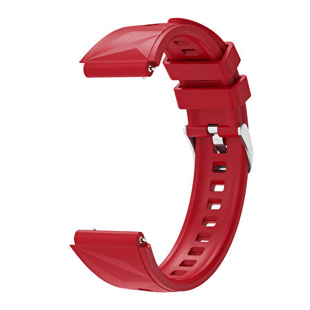 Huawei Watch GT 5 Pro 42mm/ GT 5 41mm/GT 4 41mm Kordon Prizma Fluoroelastomer Strap Kauçuk Kayış 129
