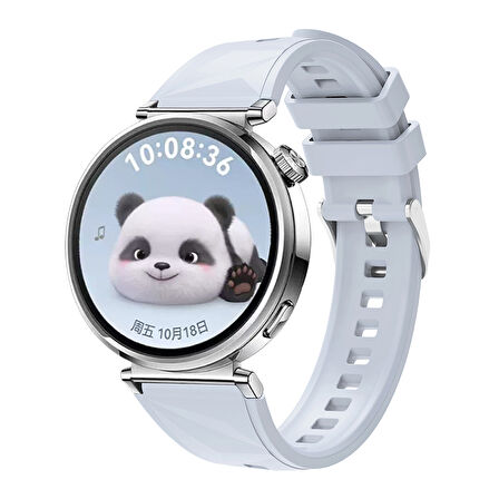 Huawei Watch GT 5 Pro 42mm/ GT 5 41mm/GT 4 41mm Kordon Prizma Fluoroelastomer Strap Kauçuk Kayış 129