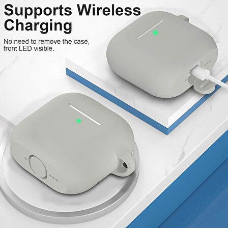 Apple Airpods 4. Nesil Uyumlu Kılıf Standart Yumuşak Silikon Kılıf