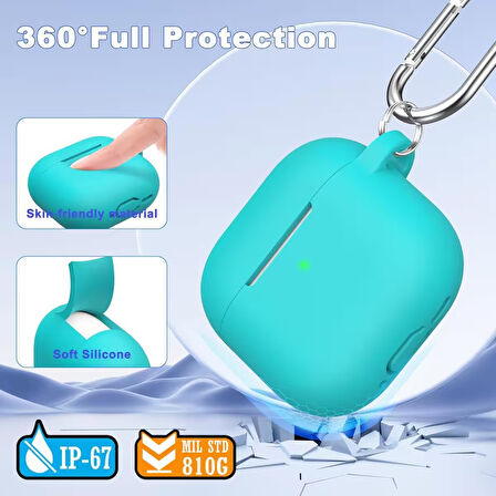 Apple Airpods 4. Nesil Uyumlu Kılıf Standart Yumuşak Silikon Kılıf