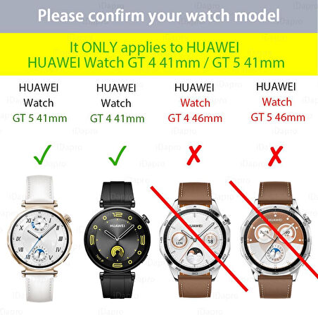 Huawei Watch GT 5 / GT 4 41mm Kolay Uygulama Aparatlı Cam Ekran Koruyucu 01 (42/46MM DEĞİLDİR)