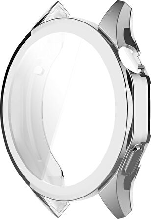 Huawei Watch GT 5 46mm 2li Set Silikon Parlak Renkli Ekran Koruyuculu Kasa Koruyucu (42mm Değildir)