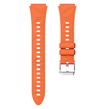 Huawei Watch GT 5 Pro 42mm/ GT 5 41mm/GT 4 41mm Kordon Prizma Fluoroelastomer Strap Kauçuk Kayış 129