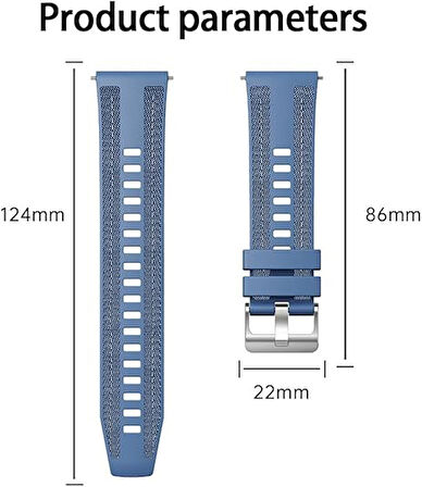 Haylou Rt Ls05s Dt3 Mate Qcy Gtc C4u C1 Gear S3 Uyumlu (22mm) Kordon GT5 Seri Lansman Kordon 128