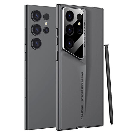 Samsung Galaxy S23 Ultra Kılıf Ultra İnce Kamera Korumalı Sert Rubber Procase Kapak