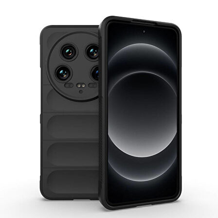 Xiaomi Mi 14 Ultra Kılıf Elde Tutma Kolaylıkla Kaydırmaz Kenar Line Dizayn Optietnik Kapak