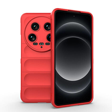 Xiaomi Mi 14 Ultra Kılıf Elde Tutma Kolaylıkla Kaydırmaz Kenar Line Dizayn Optietnik Kapak