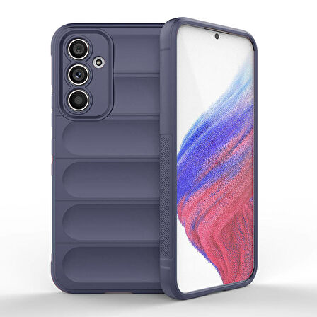 Samsung Galaxy A54 Kılıf Elde Tutma Kolaylıkla Kaydırmaz Kenar Line Dizayn Optietnik Kapak