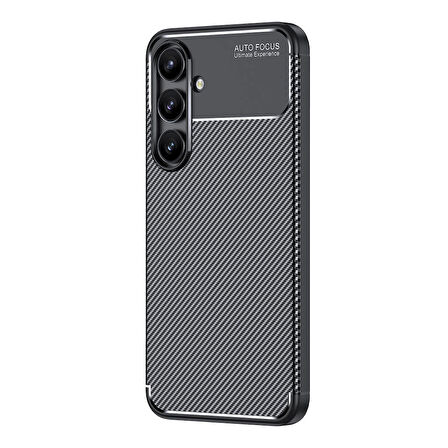 Samsung Galaxy S24 FE Kılıf Karbon Silikon Case Kapak
