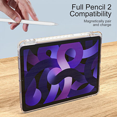 Apple iPad Air 4 / Air 5 10.9inç Kılıf Arka Kapak Kalem Bölmeli (10.Nesil Değildir)