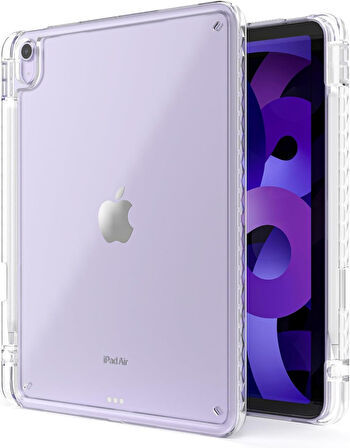 Apple iPad Air 11inç M2/M3 Air 4/5.Nesil 10.9 Kılıf Arka Kapak Kalem Bölmeli 2025-2024