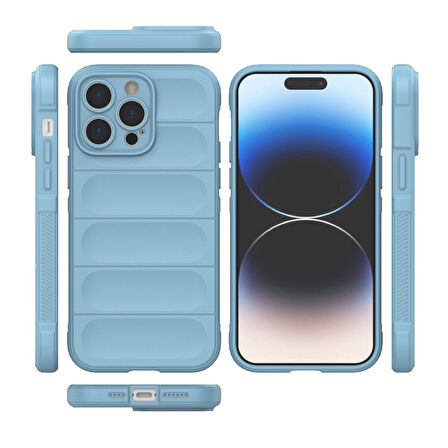 Apple iPhone 14 Pro Max Kılıf Elde Tutma Kolaylıkla Kaydırmaz Kenar Line Dizayn Optietnik Kapak