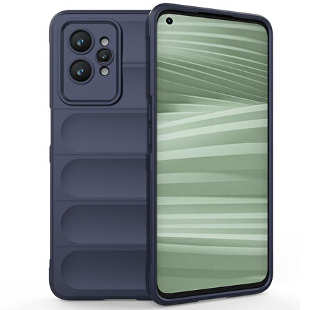 Realme GT2 Pro 5G Kılıf Elde Tutma Kolaylıkla Kaydırmaz Kenar Line Dizayn Optietnik Kapak