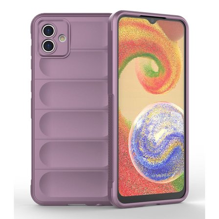Samsung Galaxy A04E Kılıf Elde Tutma Kolaylıkla Kaydırmaz Kenar Line Dizayn Optietnik Kapak