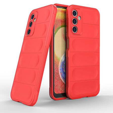 Samsung Galaxy A14 4G Kılıf Elde Tutma Kolaylıkla Kaydırmaz Kenar Line Dizayn Optietnik Kapak