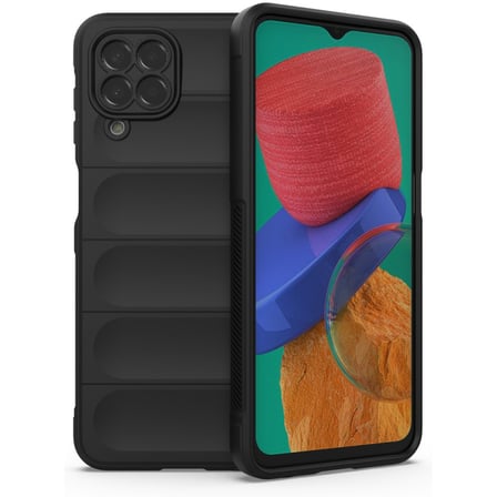 Samsung Galaxy M33 Kılıf Elde Tutma Kolaylıkla Kaydırmaz Kenar Line Dizayn Optietnik Kapak