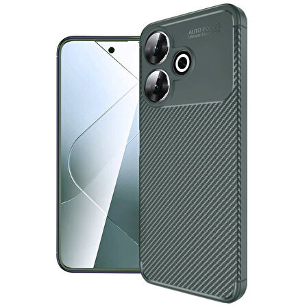 Xiaomi Redmi 13 4G Kılıf Karbon Silikon Case Kapak