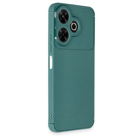 Xiaomi Redmi 13 4G Kılıf Karbon Silikon Case Kapak