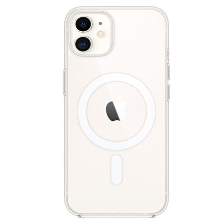 Apple iPhone 11 Kılıf Şeffaf Lansman Magsafe Wireless Şarj Özellikli Orjin Kapak