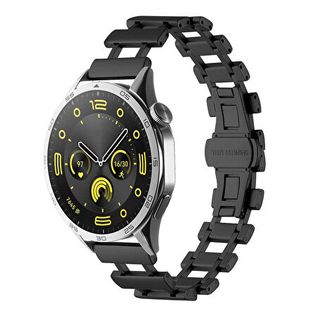 Huawei Watch 3 GT GT2 GT2e GT3 GT4 GT5 Pro 46mm Ultimate SE Elite Kordon Merdiven Dizayn Metal Kordon 96