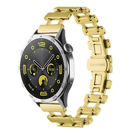 Huawei Watch 3 GT GT2 GT2e GT3 GT4 GT5 Pro 46mm Ultimate SE Elite Kordon Merdiven Dizayn Metal Kordon 96
