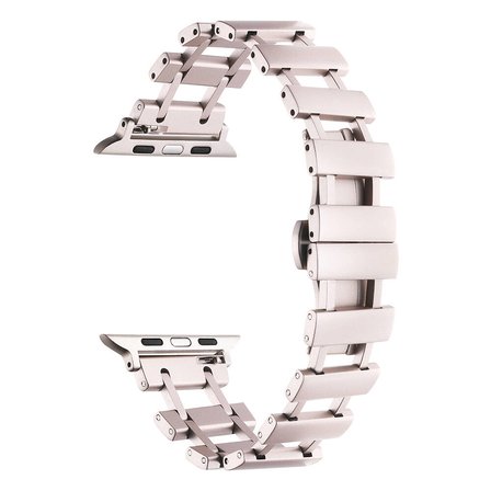 Apple Watch 42/44/45/46/49mm Kordon Merdiven Dizayn Metal Kordon 96 2/3/4/5/6/se/7/8/9/10/ultra