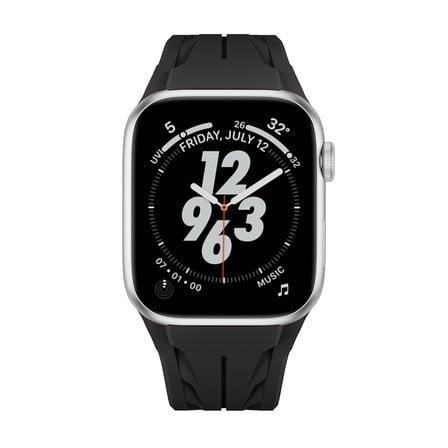 Apple Watch 42/44/45/46/49mm Kordon Metal Tokalı Silikon Tour Kilim Dizayn Strap 127 7/8/9/10/ultra