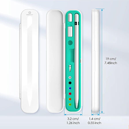 Tablet Kalemi Koruma Kutusu Kalemlik Apple Pencil 1/2/usb C/pro ve Tüm Marka Kalemler Ile Uyumlu