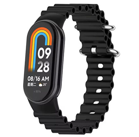 Xiaomi Mi Band 9 / Mi Band 8 Kordon Ocean Silikon Kordon 20mm