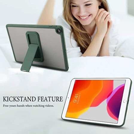 Apple iPad Pro 11inç M4 2024 Kılıf Standlı Arkası Mat Trex Arka Kapak A2836 A2837 A3006