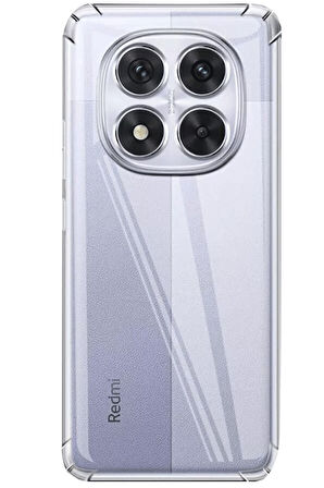 Xiaomi Redmi Note 14 Pro Plus Kılıf Şeffaf Silikon Hibrit Case Kapak