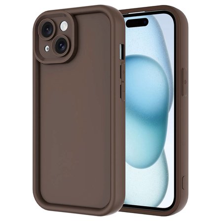 Apple iPhone 13 Kılıf Kamera Korumalı Kalın Kenarlı Viera Silikon Case