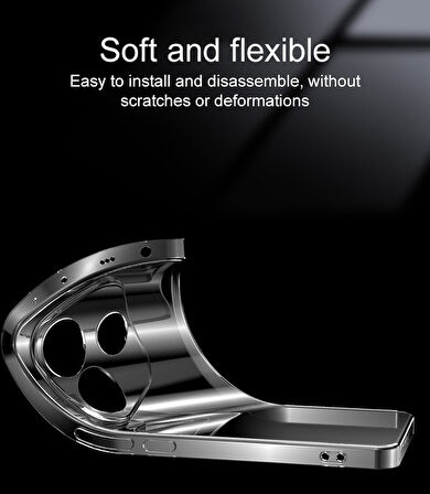 Xiaomi Redmi Note 14 4G Kılıf Şeffaf Silikon Hibrit Case Kapak