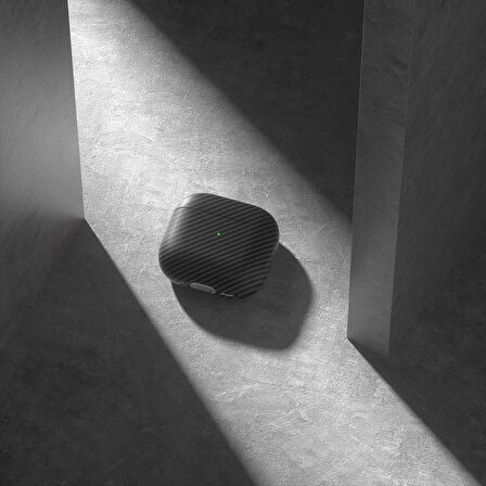 Apple Airpods 4. Nesil Uyumlu Kılıf 600D Karbon Fiber Yapılı Kulaklık Kılıfı 43