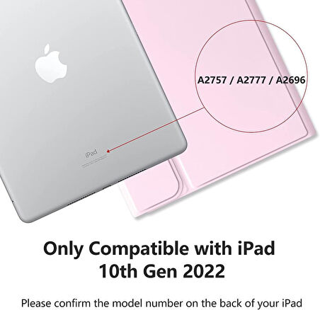 Apple iPad Pro 13inç M4 2024 Kablosuz Klavyeli Kılıf Mobax A2898 A2899 A2900