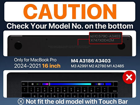 Apple Macbook Pro 16inç M3/M4/MAX A3403 A3186 A2991 Kılıf Nubuk Üçgen Standlı Havalandırmalı Kapak