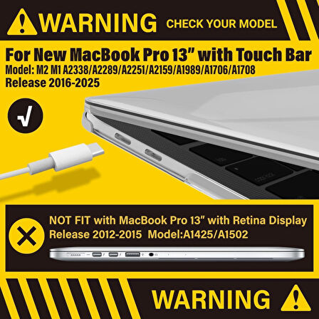 Apple Macbook Pro 13inç M1/M2 A2338 A2289 A2251 Kılıf Nubuk Üçgen Standlı Havalandırmalı Kapak 2022/2016