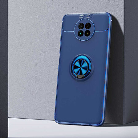 Xiaomi Redmi Note 9 5G Kılıf Yüzüklü Magnetli Ravel Case