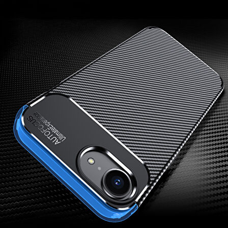 Apple iPhone 16E Kılıf Karbon Silikon Case Kapak