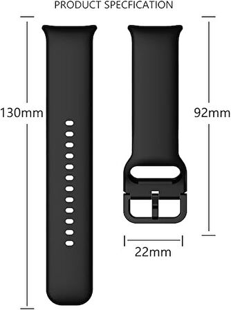 Honor Watch 4 Kordon Spor Silikon Kordon Mix